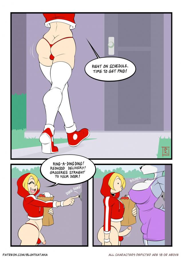Blunt-Katana - Redhood's Delivery Service Porn Comics